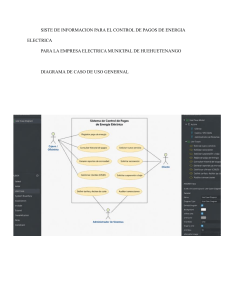 Diagrama de caso de uso: Sistema de pago el&eacute;ctrico municipal