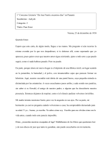 Cuento corto: Para Ernst - Concurso Literario