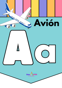 Alfabeto con Palabras e Im&aacute;genes para Ni&ntilde;os