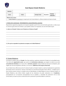 Gu&iacute;a Repaso Estado Moderno - Resumen y Preguntas