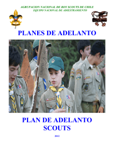 Plan de Adelanto Scout Chile 2012