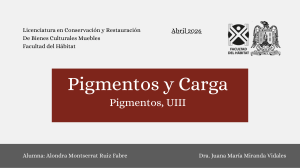Pigmentos y Carga: Propiedades y Procesamiento de Pigmentos