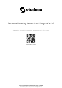Resumen Marketing Internacional Keegan Cap1-7