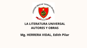 L&iacute;nea de tiempo de la literatura universal: autores y obras