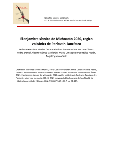 Enjambre s&iacute;smico de Michoac&aacute;n 2020: an&aacute;lisis de la regi&oacute;n volc&aacute;nica Par&iacute;cutin-Tanc&iacute;taro