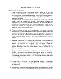 Mi Programa de Formaci&oacute;n: Apropiaci&oacute;n de Conceptos y Formaci&oacute;n por Proyectos