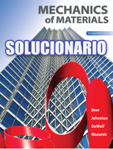 Mechanics of Materials 7th Ed Solutions Manual