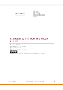 Did&aacute;ctica de la literatura en la escuela primaria: investigaci&oacute;n y estrategias