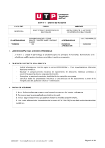 Gu&iacute;a de Ensayo de Tracci&oacute;n - UTP