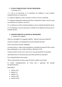 Evangelismo: Poder de Dios vs Predicador