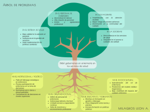 &Aacute;rbol de Problemas: Desaf&iacute;os en Enfermer&iacute;a
