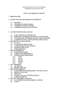 Manual de Dirigente Rover: Gu&iacute;a de los Scouts de Colombia