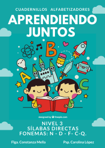 Cuadernillo de Alfabetizaci&oacute;n Nivel 3: Aprendiendo Juntos