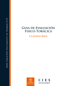 Gu&iacute;a de Evaluaci&oacute;n F&iacute;sico-Tor&aacute;cica - Kinesiolog&iacute;a