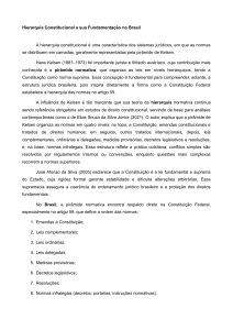 Hierarquia Constitucional no Brasil: Fundamenta&ccedil;&atilde;o e Aplica&ccedil;&atilde;o