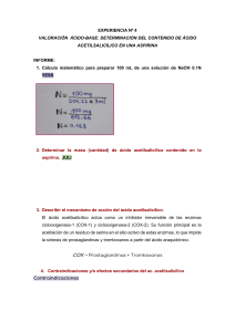 Acid-Base Titration: Determination of Acetylsalicylic Acid in Aspirin