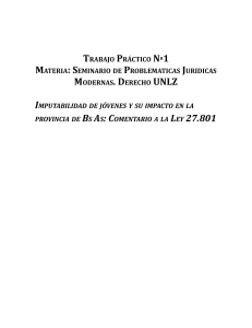 An&aacute;lisis de la Ley 27.801 sobre Imputabilidad Juvenil en Argentina