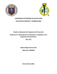 Evaluaci&oacute;n de Programas de Prevenci&oacute;n: Resultados y Estrategias