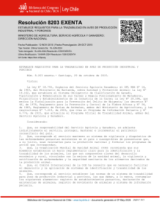 Resoluci&oacute;n 8203: Requisitos de Trazabilidad en Aves y Porcinos