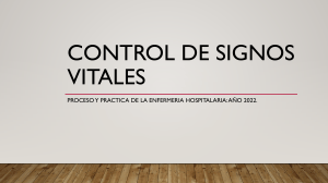 Control de Signos Vitales: Gu&iacute;a Pr&aacute;ctica para Enfermer&iacute;a