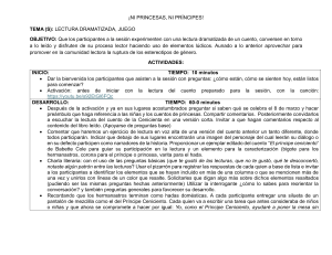 Plan de lecci&oacute;n: &iexcl;Ni princesas, ni pr&iacute;ncipes!