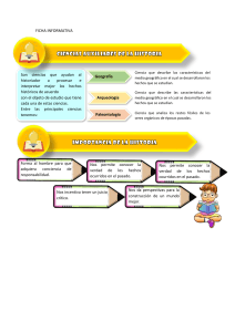 Ficha Informativa: Ciencias Auxiliares de la Historia