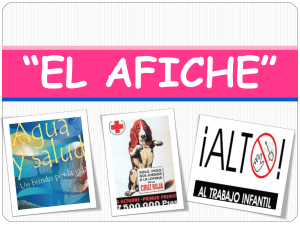 El Afiche: Gu&iacute;a Educativa sobre Posters Persuasivos