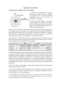 Corriente El&eacute;ctrica: Conceptos Fundamentales