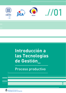 Introducci&oacute;n a las Tecnolog&iacute;as de Gesti&oacute;n: Proceso Productivo