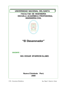 El Desarenador: Tanques de Sedimentaci&oacute;n en Ingenier&iacute;a Civil