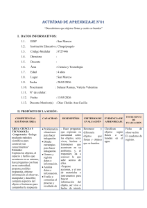 Actividad de aprendizaje: Objetos flotantes y hundimiento para 4 a&ntilde;os