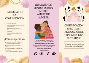 Comunicaci&oacute;n Efectiva y Resoluci&oacute;n de Conflictos en el Trabajo