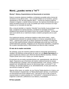 El impacto de la madre narcisista en sus hijos