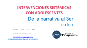 Intervenciones Sist&eacute;micas con Adolescentes