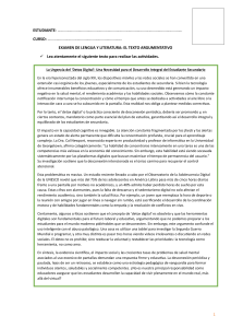 Examen: Detox Digital Texto Argumentativo