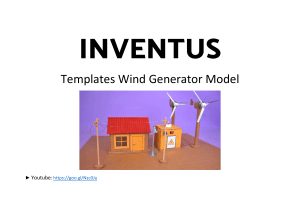 INVENTUS Wind Generator Model Template