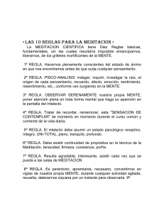 Las 10 Reglas para la Meditaci&oacute;n: Gu&iacute;a Cient&iacute;fica
