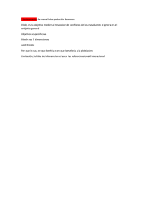 Instrumento para Medir Resoluci&oacute;n de Conflictos Estudiantiles
