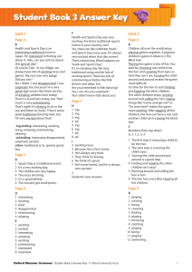 Oxford Discover Grammar Student Book 3 Answer Key