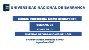 Sistemas de Vibraciones de 1 GDL - Apuntes de Clase