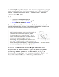 Deformaci&oacute;n Lineal y Angular: F&oacute;rmulas y Explicaci&oacute;n