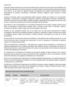 An&aacute;lisis Psicoanal&iacute;tico de los Medios de Comunicaci&oacute;n Masiva