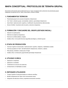 Mapa Conceptual: Protocolos de Terapia Grupal