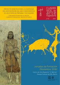 Proyecto did&aacute;ctico arte rupestre mediterr&aacute;neo primaria secundaria