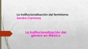 Institucionalizaci&oacute;n del feminismo en M&eacute;xico: an&aacute;lisis acad&eacute;mico
