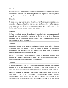 Casos de estudio en el entorno escolar