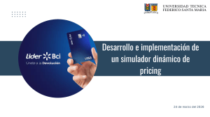 Simulador din&aacute;mico de pricing: desarrollo e implementaci&oacute;n