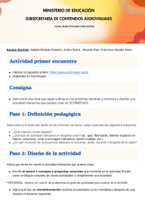 Actividad de curso: Aulas Virtuales Interactivas