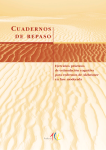 Cuadernos de Repaso: Ejercicios para Alzheimer moderado