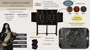 Mueble de Transici&oacute;n al Barroco: Estilo Alfonso XIII y Manierista